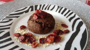 4 Biscuits choco-canneberges à la forêt noire
