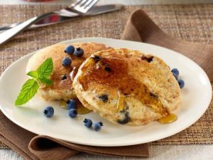 Crêpes son et bleuets