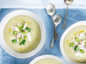 Potage poisson poireau