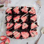 carrés aux deux chocolats